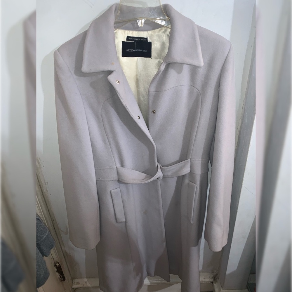 Long grey Pea coat